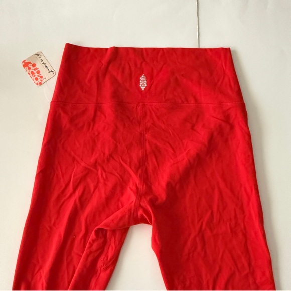 Free People Red Never Better Leggings and Bra Set - Picture 7 of 8